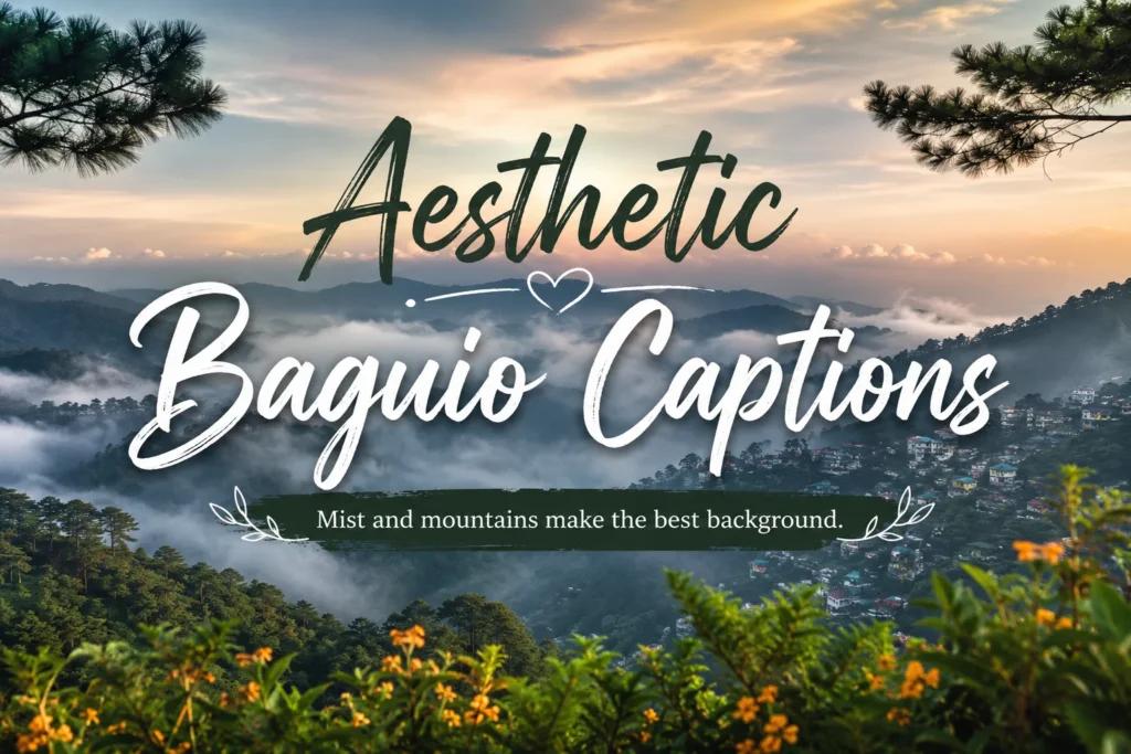 Aesthetic Baguio Captions