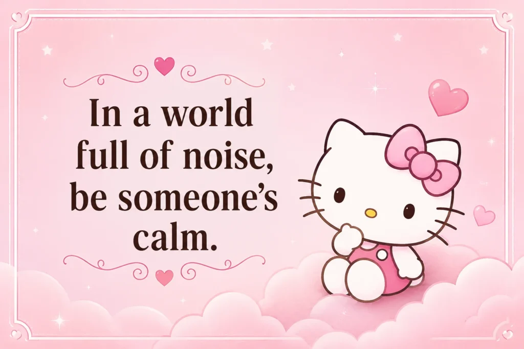 Aesthetic Hello Kitty Quotes for Wallpapers