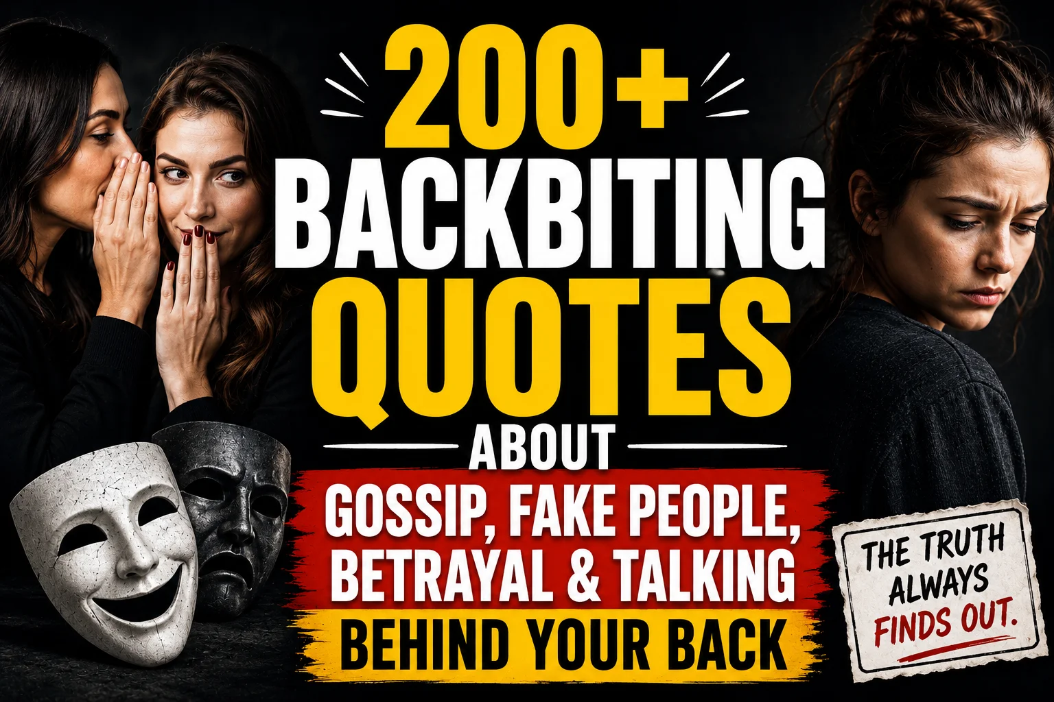 200+ Backbiting Quotes About Gossip, Fake People, Betrayal & Talking Behind Your Back