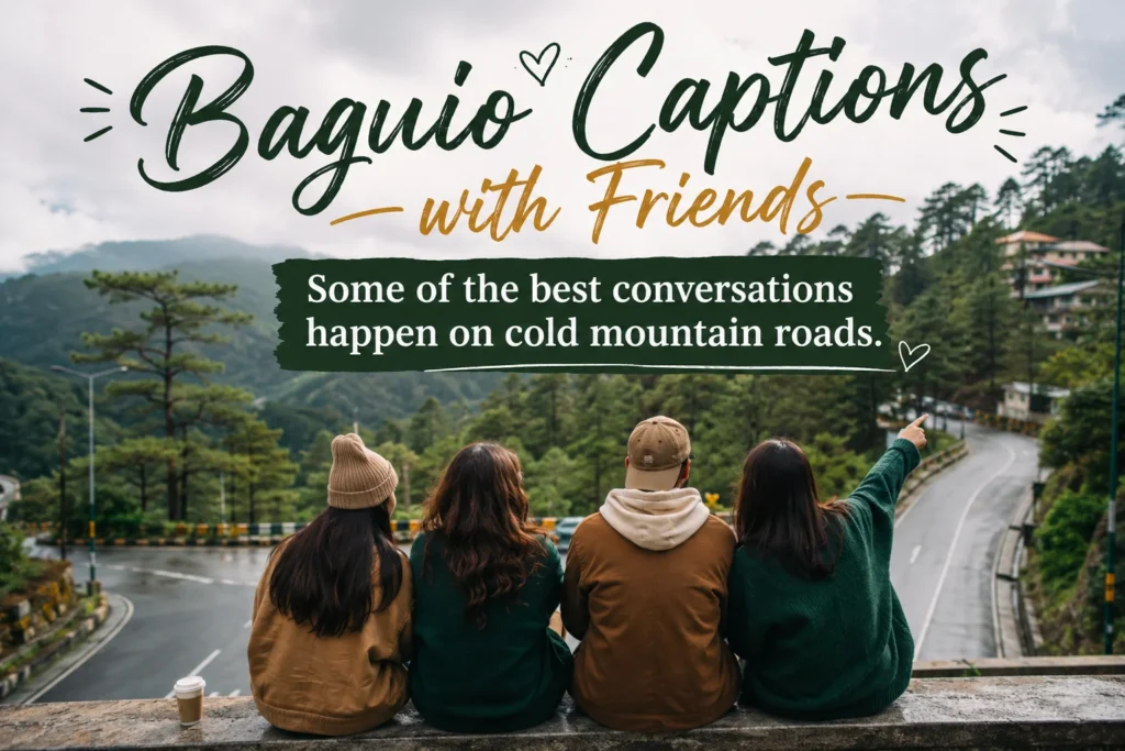 Baguio Captions with Friends