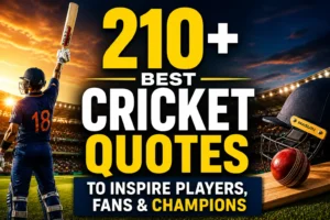 210+ Best Cricket Quotes to Inspire Players, Fans & Champions