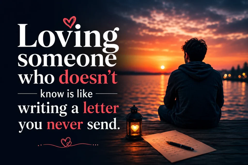 Deep and Emotional One-Sided Love Quotes