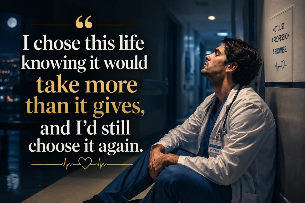 Doctor Quotes About Service, Sacrifice & Night Shifts