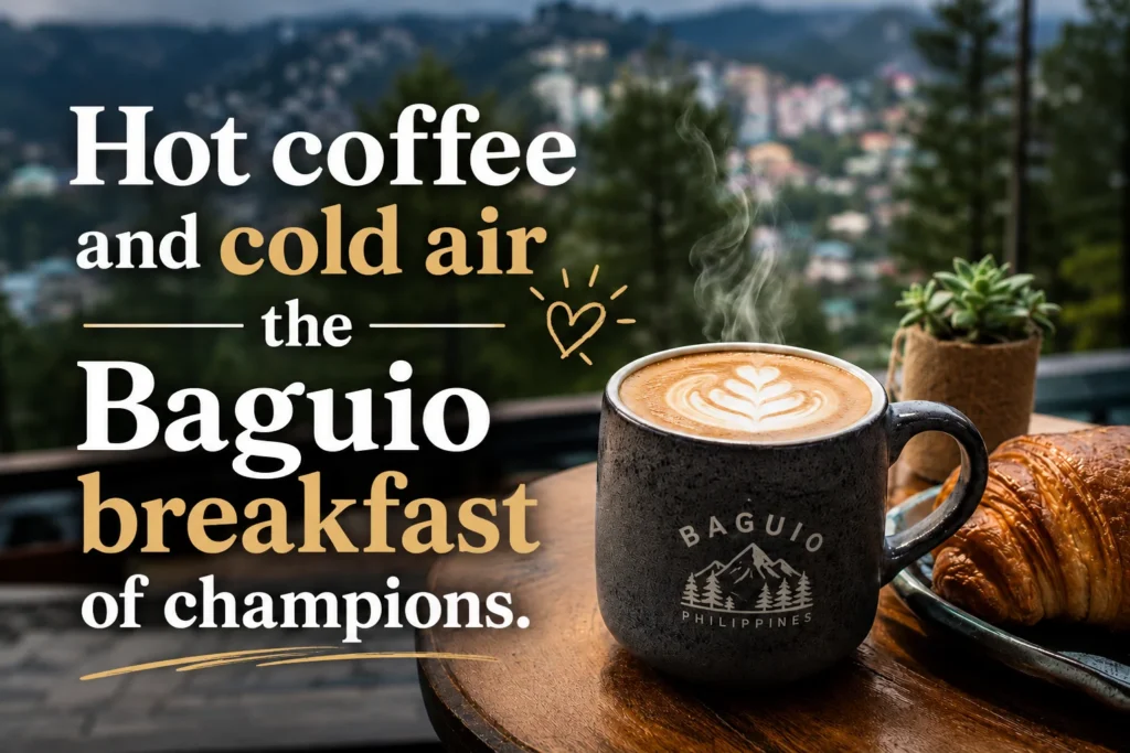 Food & Café Baguio Captions