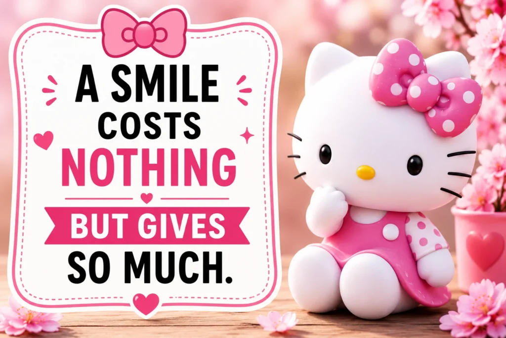 Hello Kitty Quotes About Happiness and Positivity