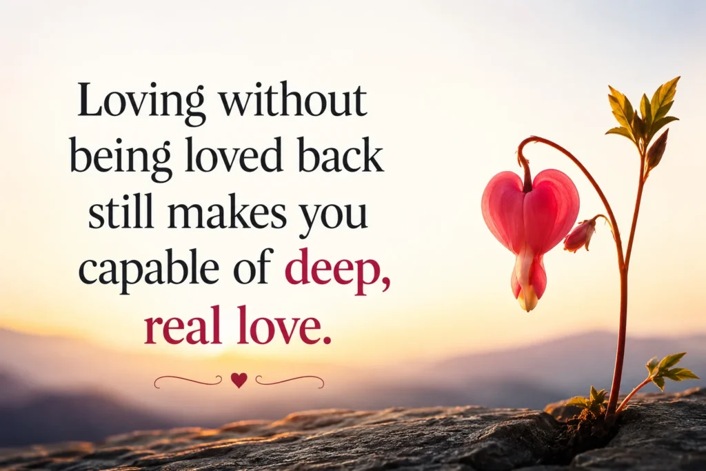 Inspirational One-Sided Love Quotes About Hope and Patience