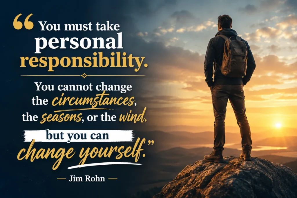 Maturity Quotes About Responsibility & Accountability