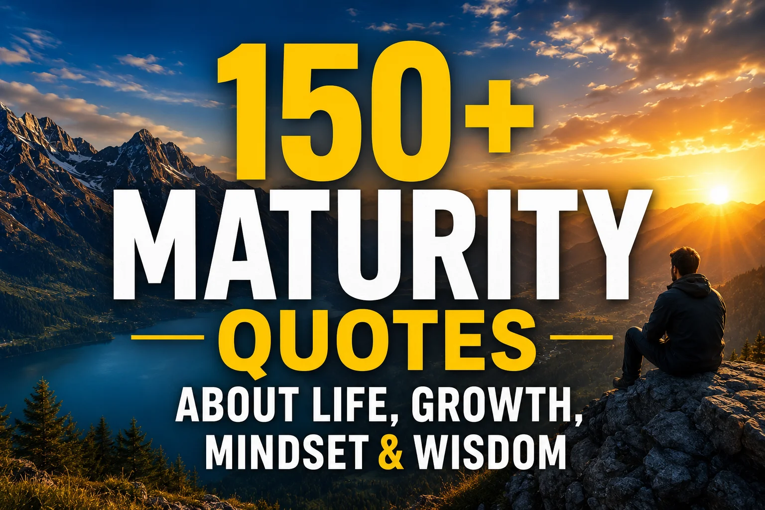 150+ Maturity Quotes About Life, Growth, Mindset & Wisdom