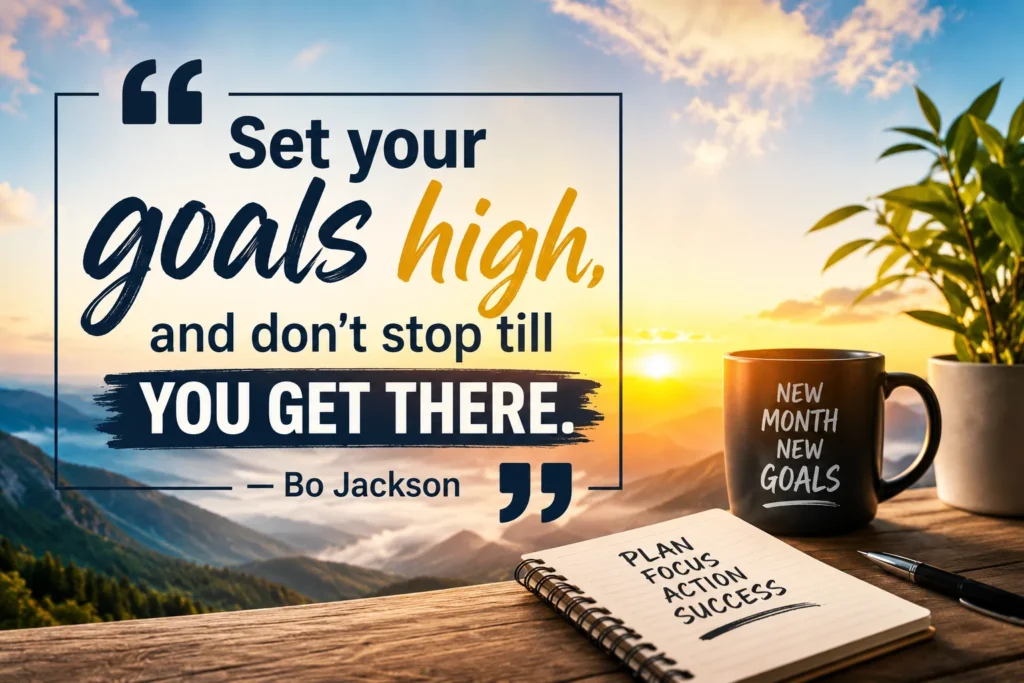 New Month New Goals & Intention-Setting Quotes