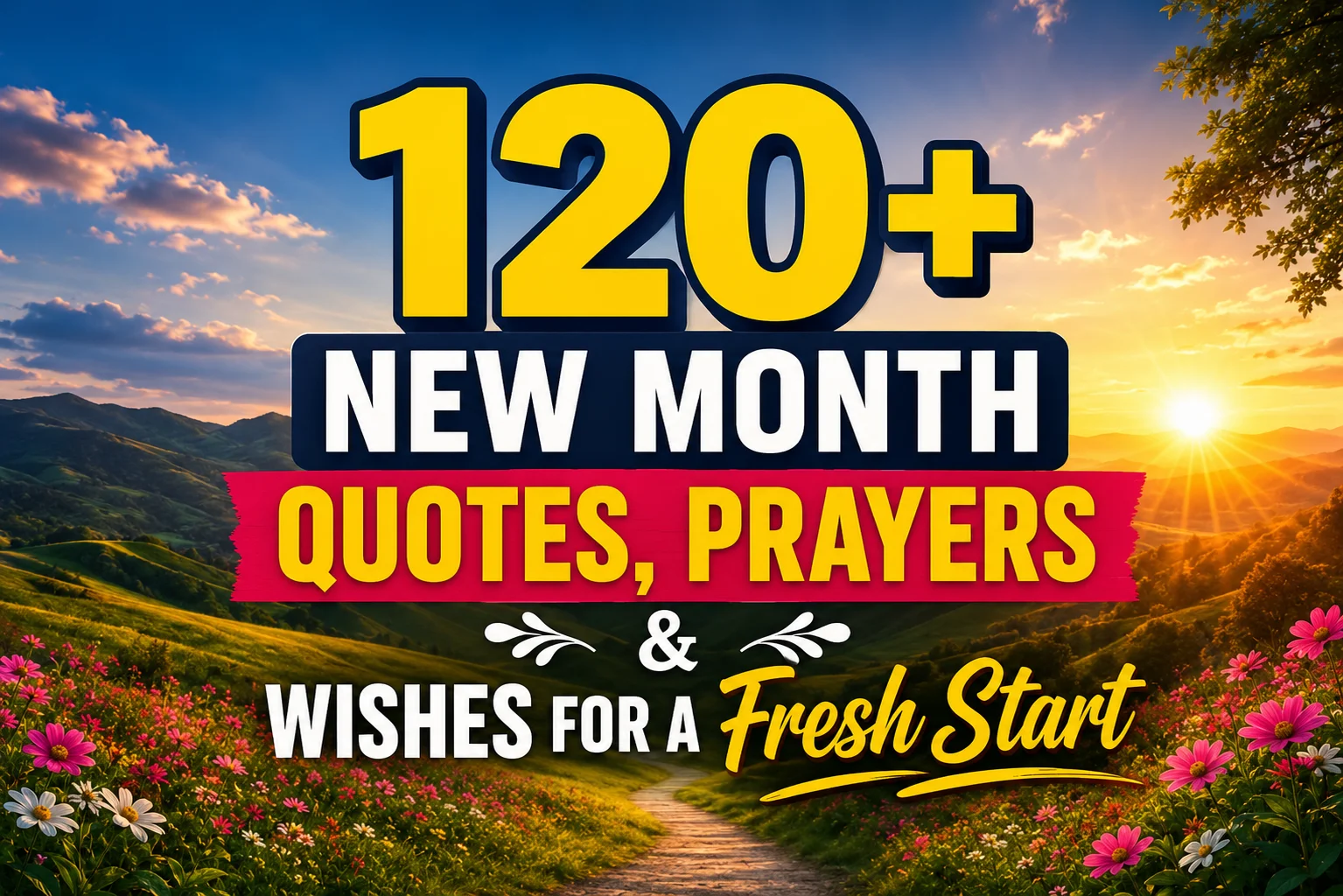 120+ New Month Quotes, Prayers & Wishes for a Fresh Start
