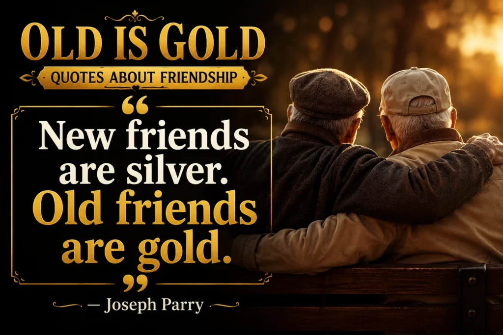 Old Is Gold Quotes About Friendship