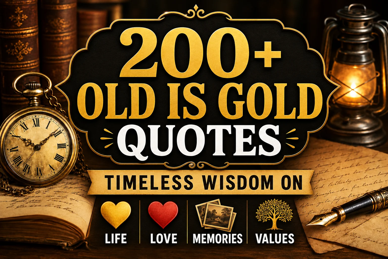 200+ Old Is Gold Quotes: Timeless Wisdom on Life, Love, Memories & Values