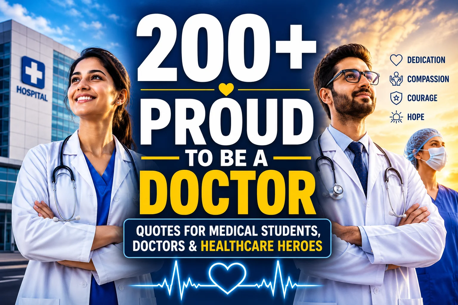 200+ Proud To Be A Doctor Quotes For Medical Students, Doctors & Healthcare Heroes