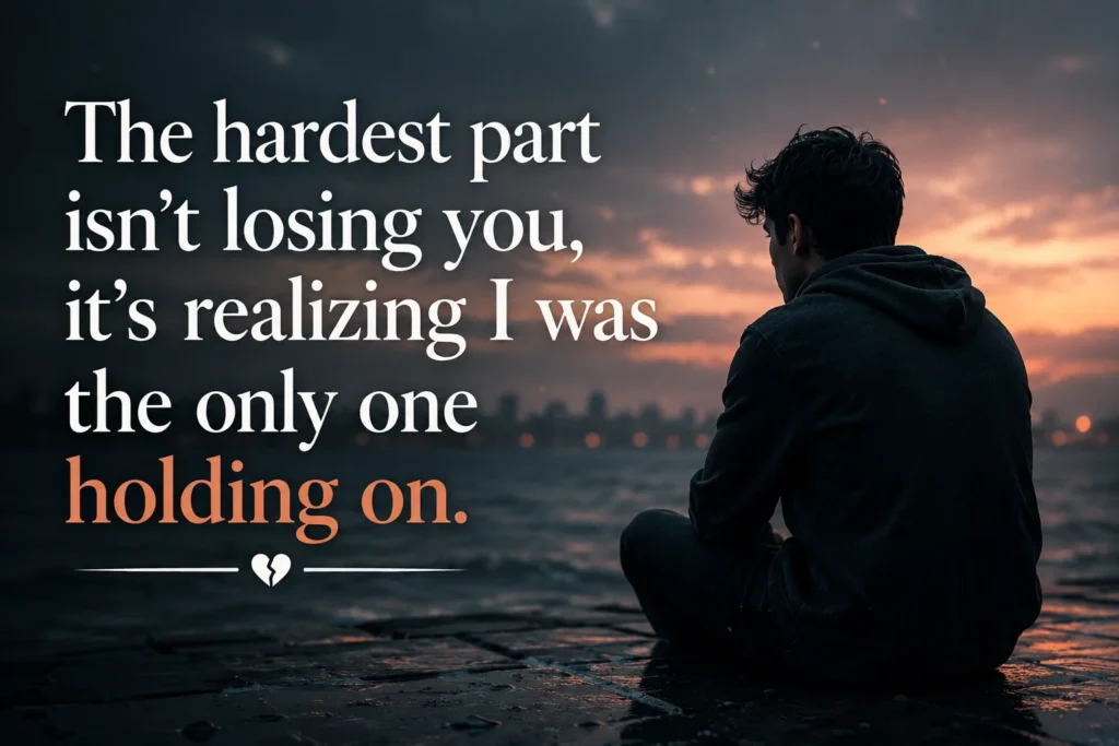 Sad One-Sided Love Quotes About Heartbreak