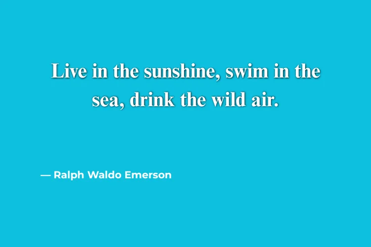 August Quotes About Sunshine and Summer