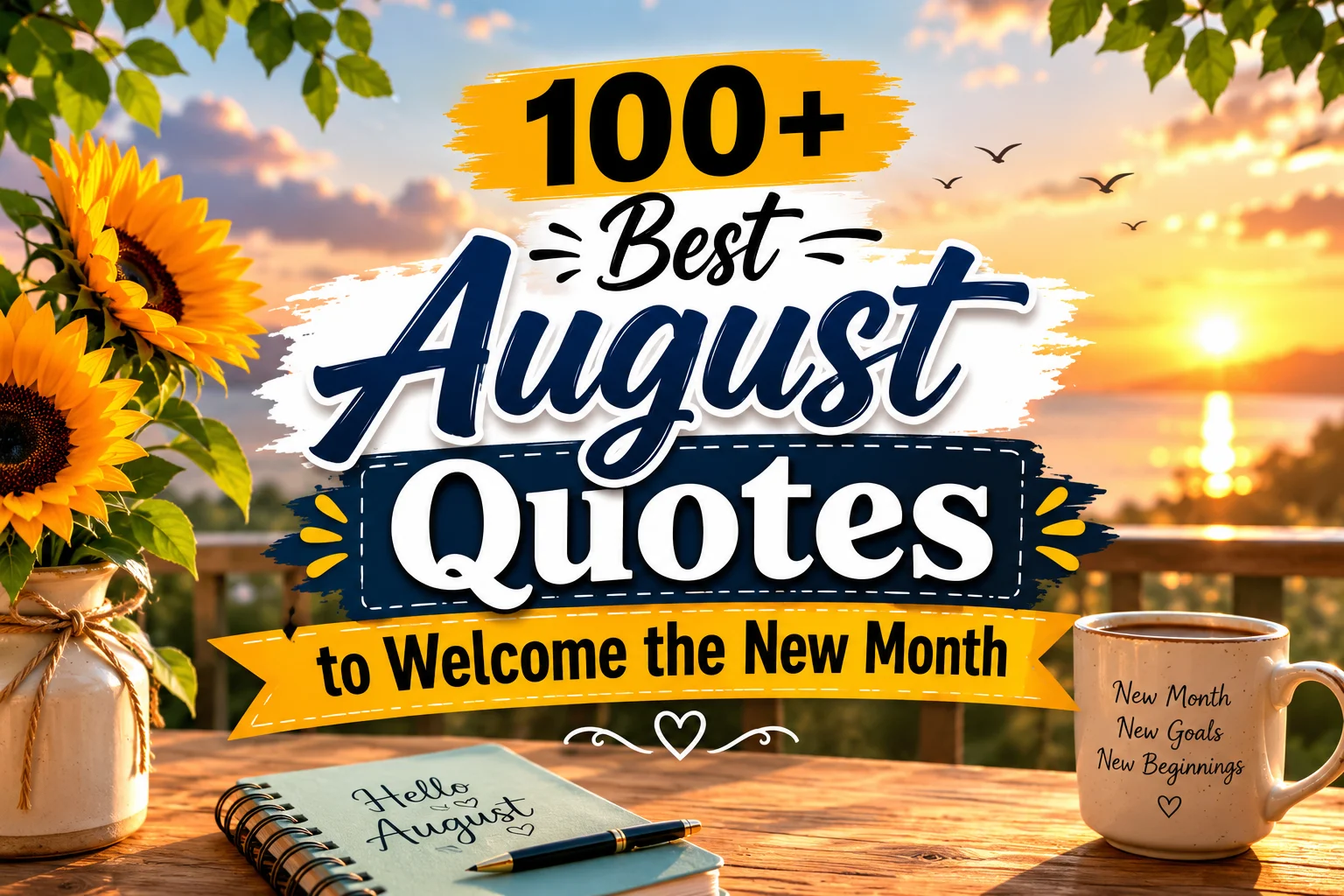100+ Best August Quotes to Welcome the New Month
