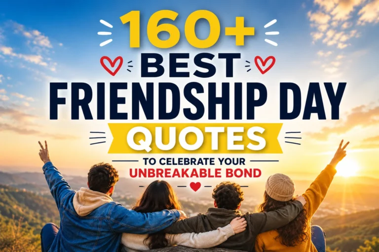 160+ Best Friendship Day Quotes to Celebrate Your Unbreakable Bond