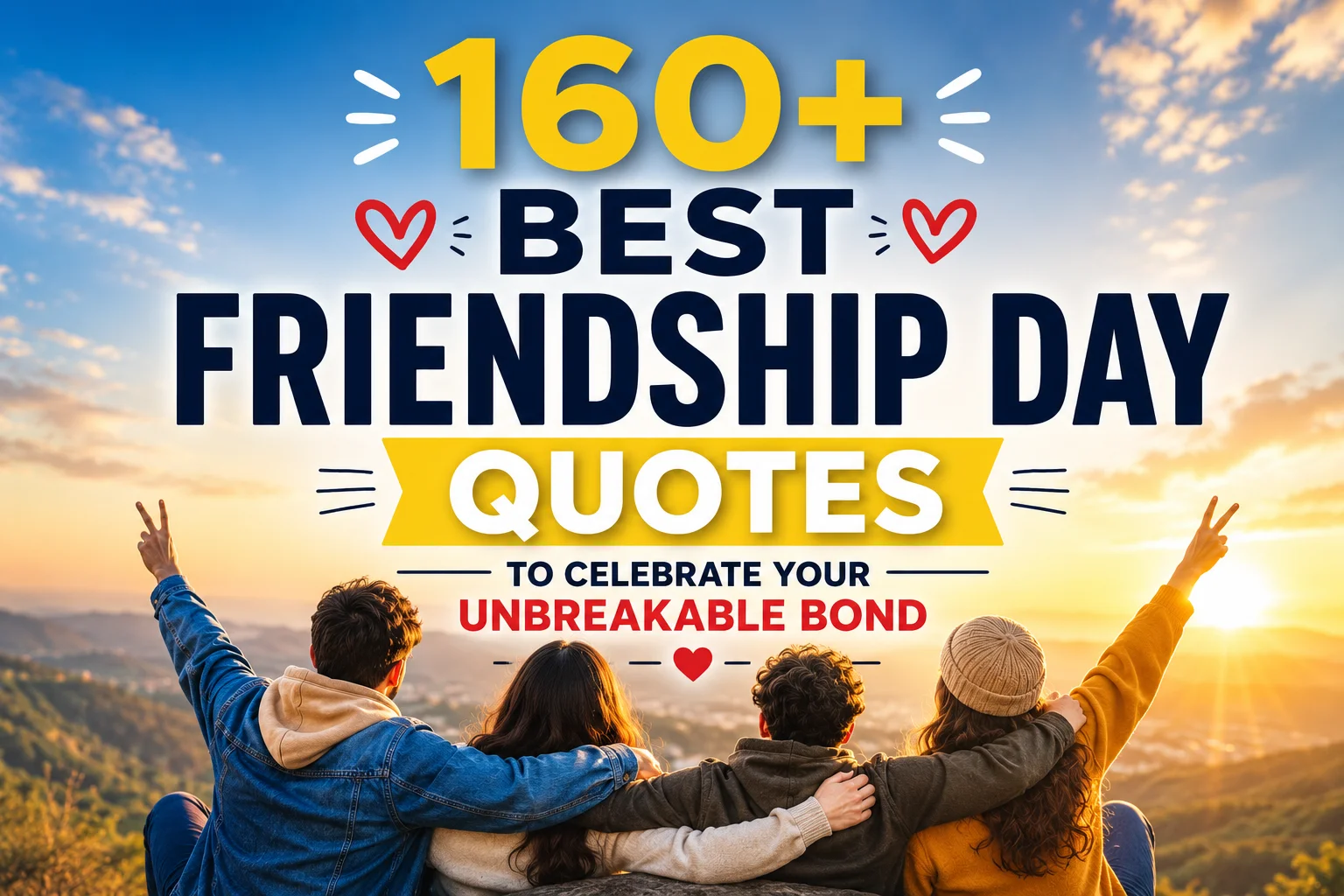 160+ Best Friendship Day Quotes to Celebrate Your Unbreakable Bond