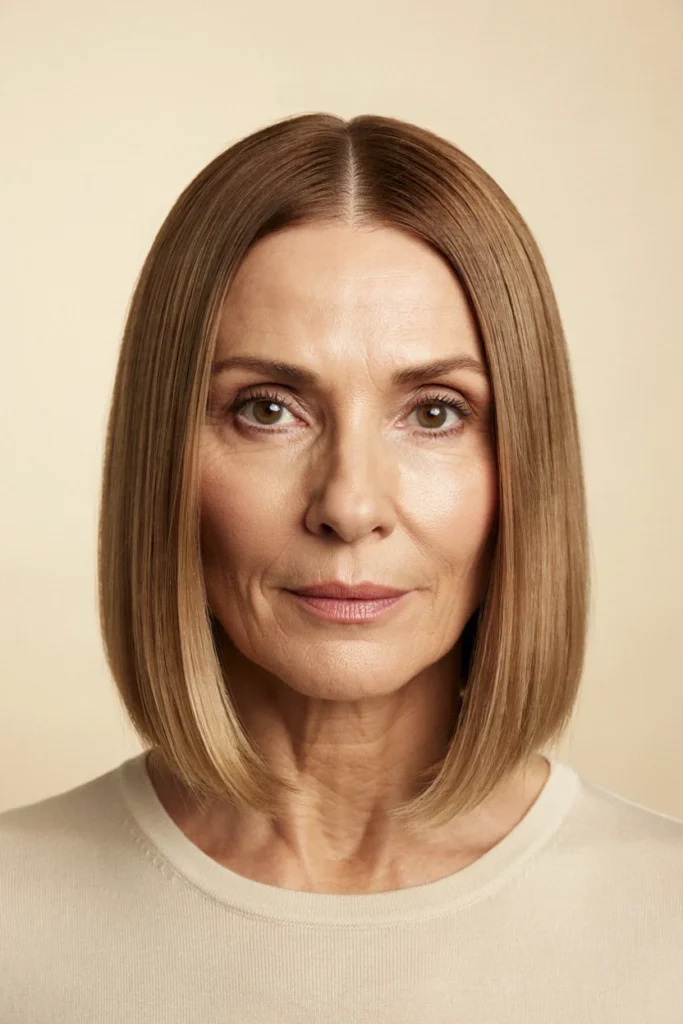 Blunt Chin-Length Bob