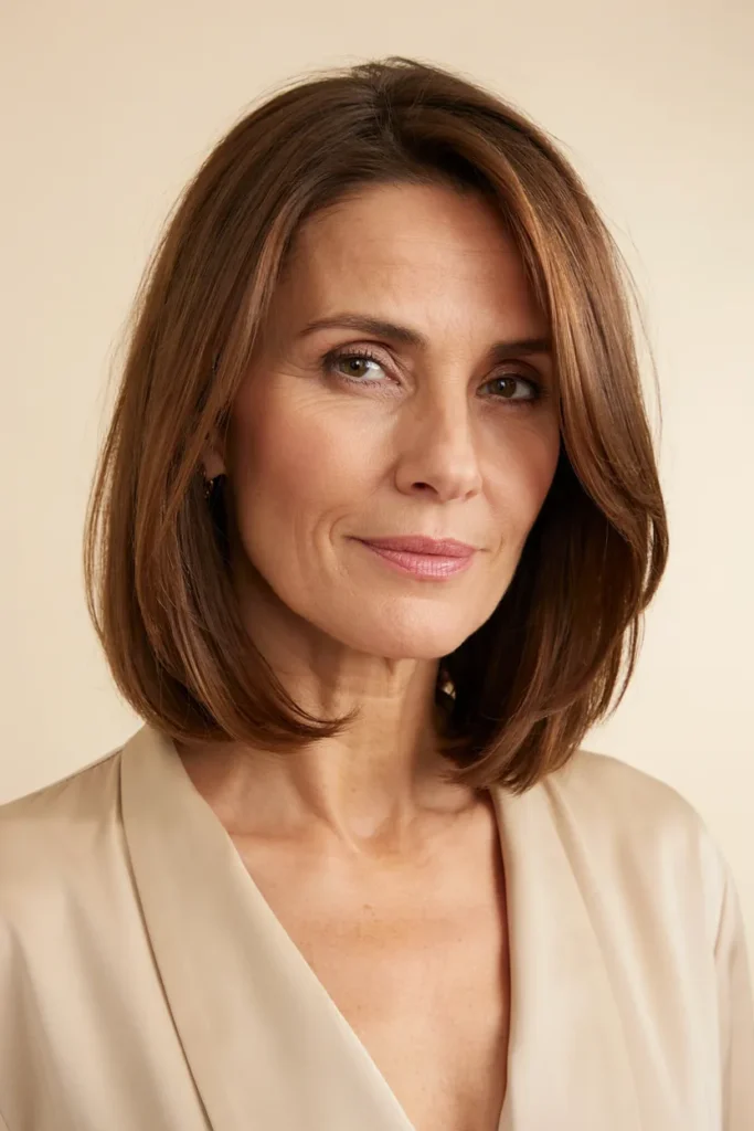 Chin-Length Layered Bob