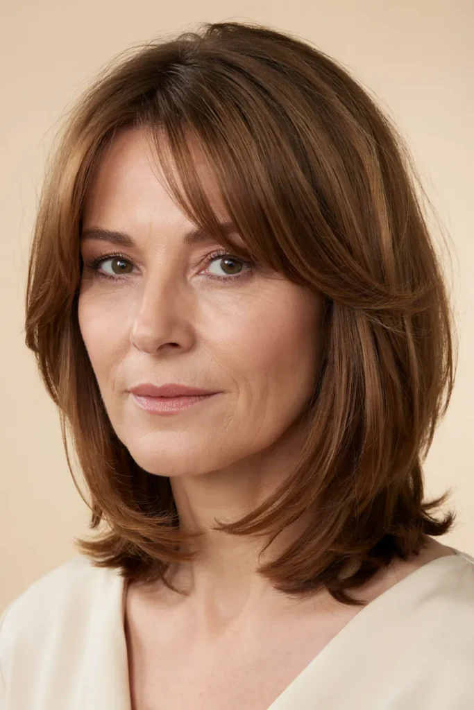 Layered Bob With Side Bangs