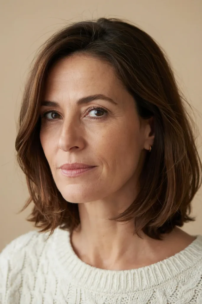 Low-Maintenance Layered Bob