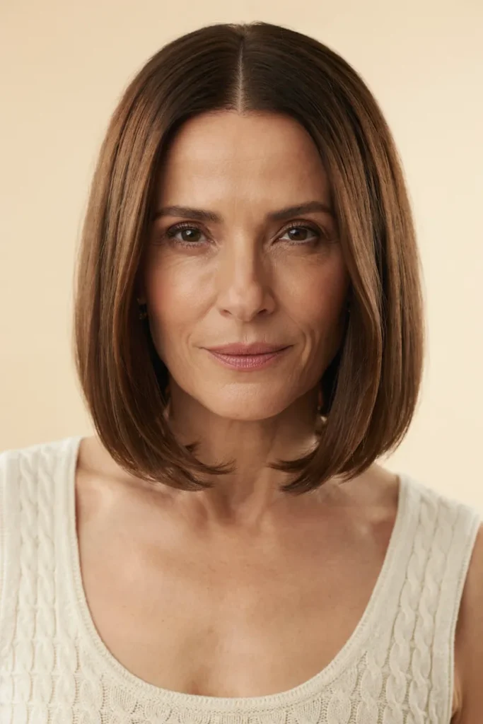 Sleek Layered Bob