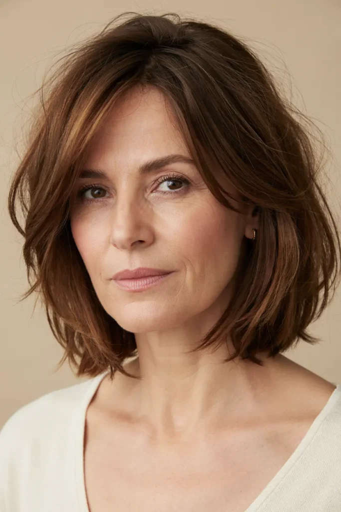 Textured Layered Bob