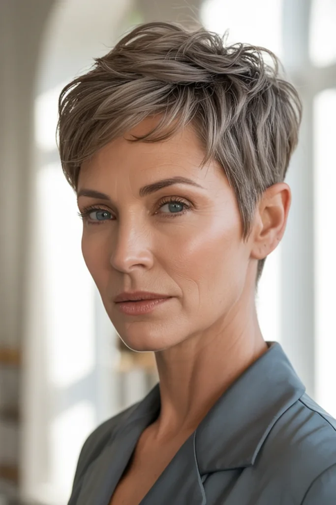 Textured Pixie Cut