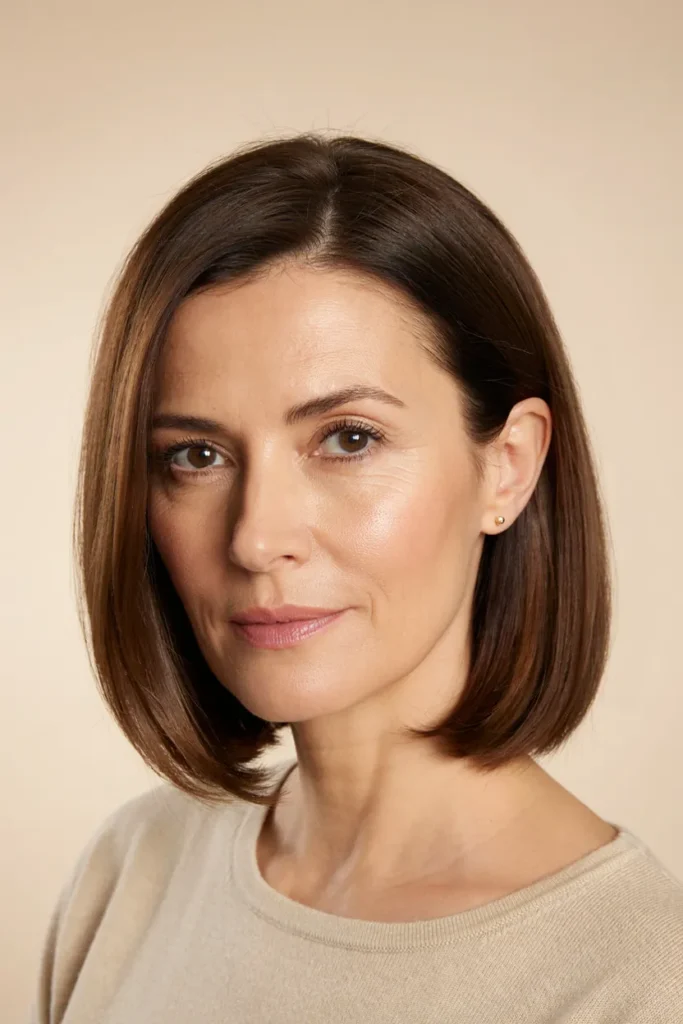 Blunt Bob With Soft Layers