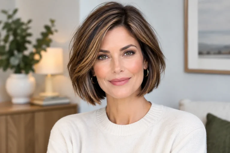 23 Flattering Chin-Length Hairstyles for Women Over 40