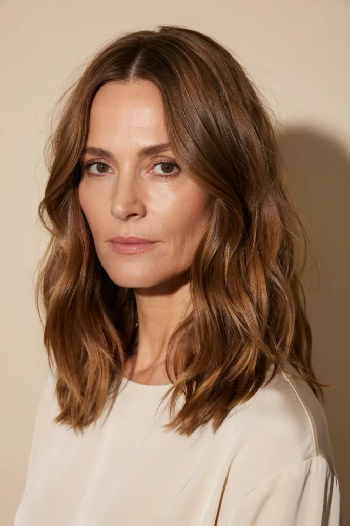 Collarbone Waves with Side Part