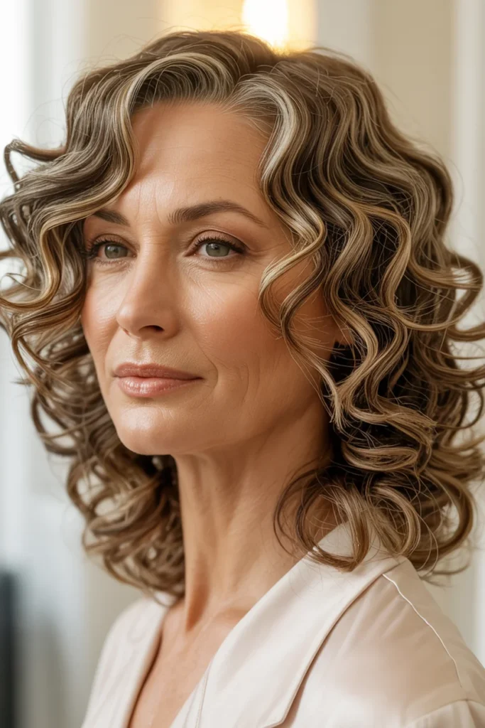 Defined Ringlets With Face-Framing Layers