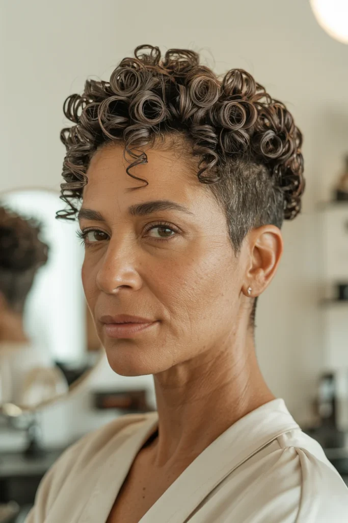 Defined Short Ringlets