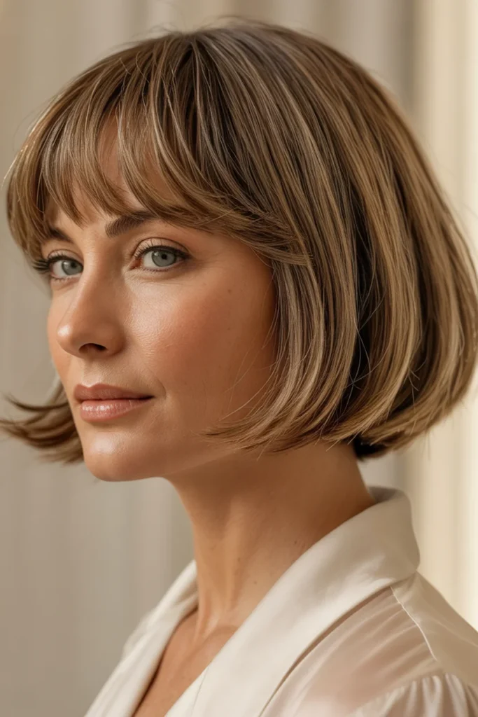 French Bob With Soft Bangs