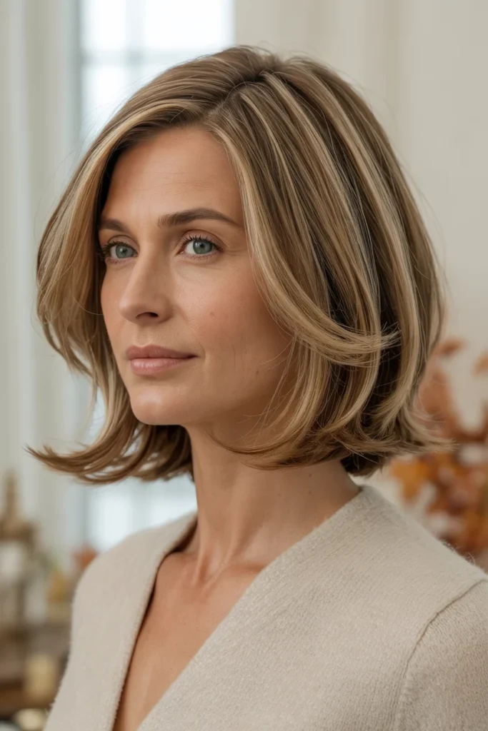 Layered Shoulder-Length Bob