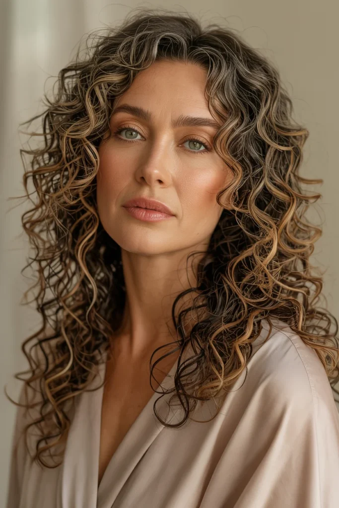 Subtle Highlighted Curls