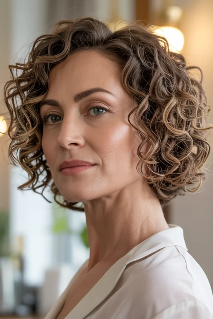 Short Curly Bob