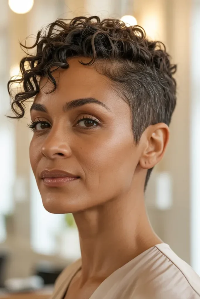 Short Curly Crop
