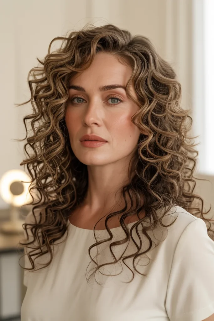 Soft Face-Framing Curls