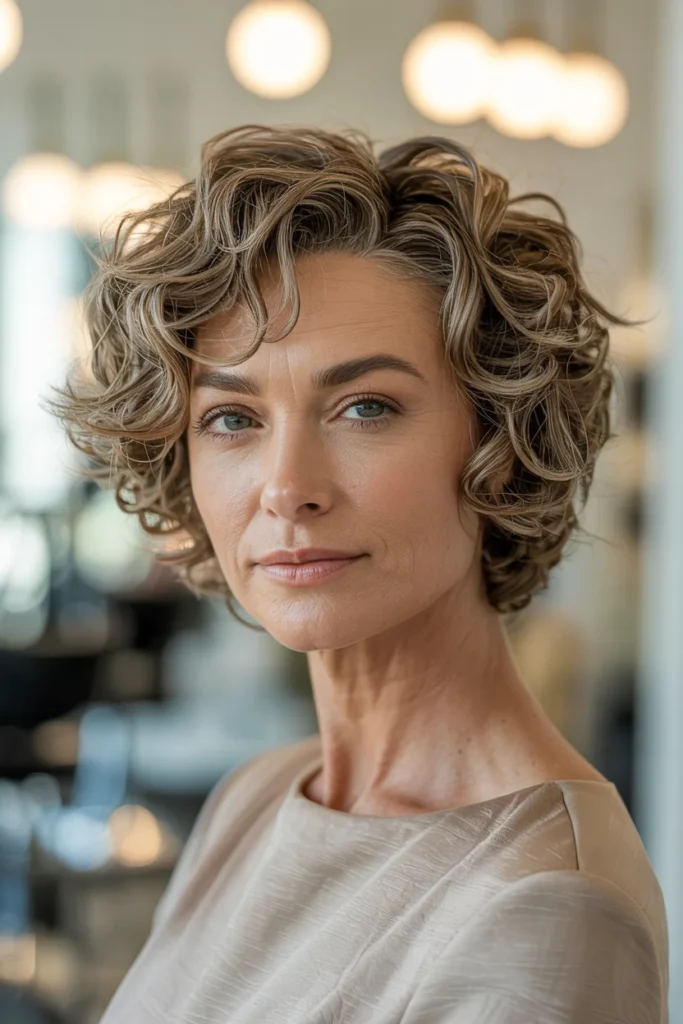 Tousled Short Curls