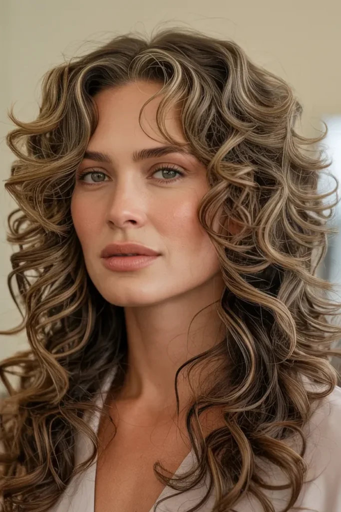 Voluminous Layered Curls