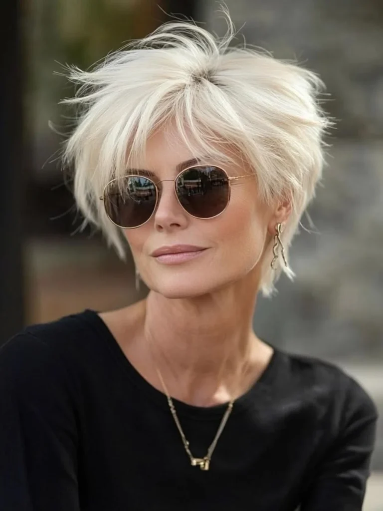 Feathered Pixie Cut