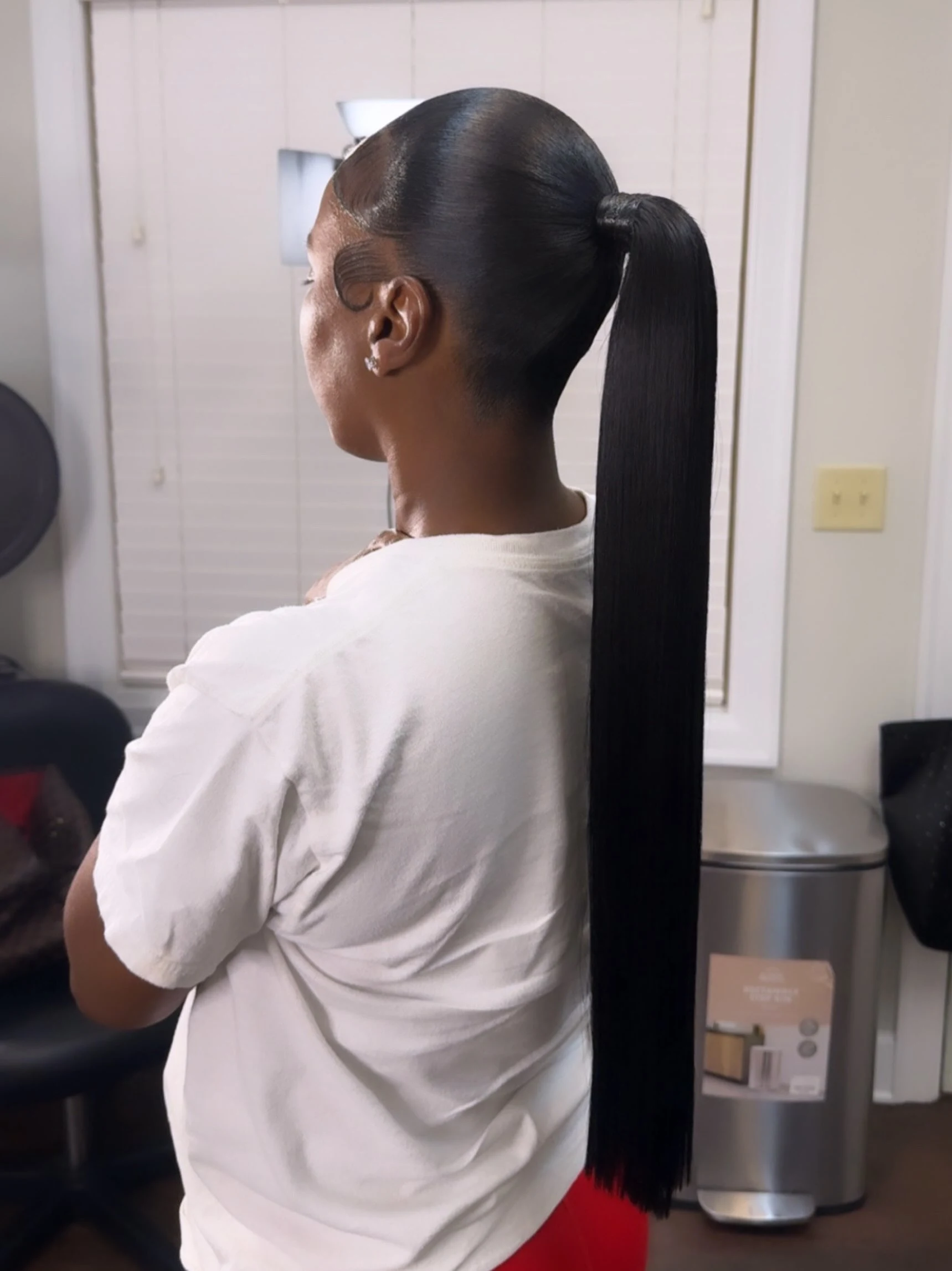 Polished Mid Ponytail