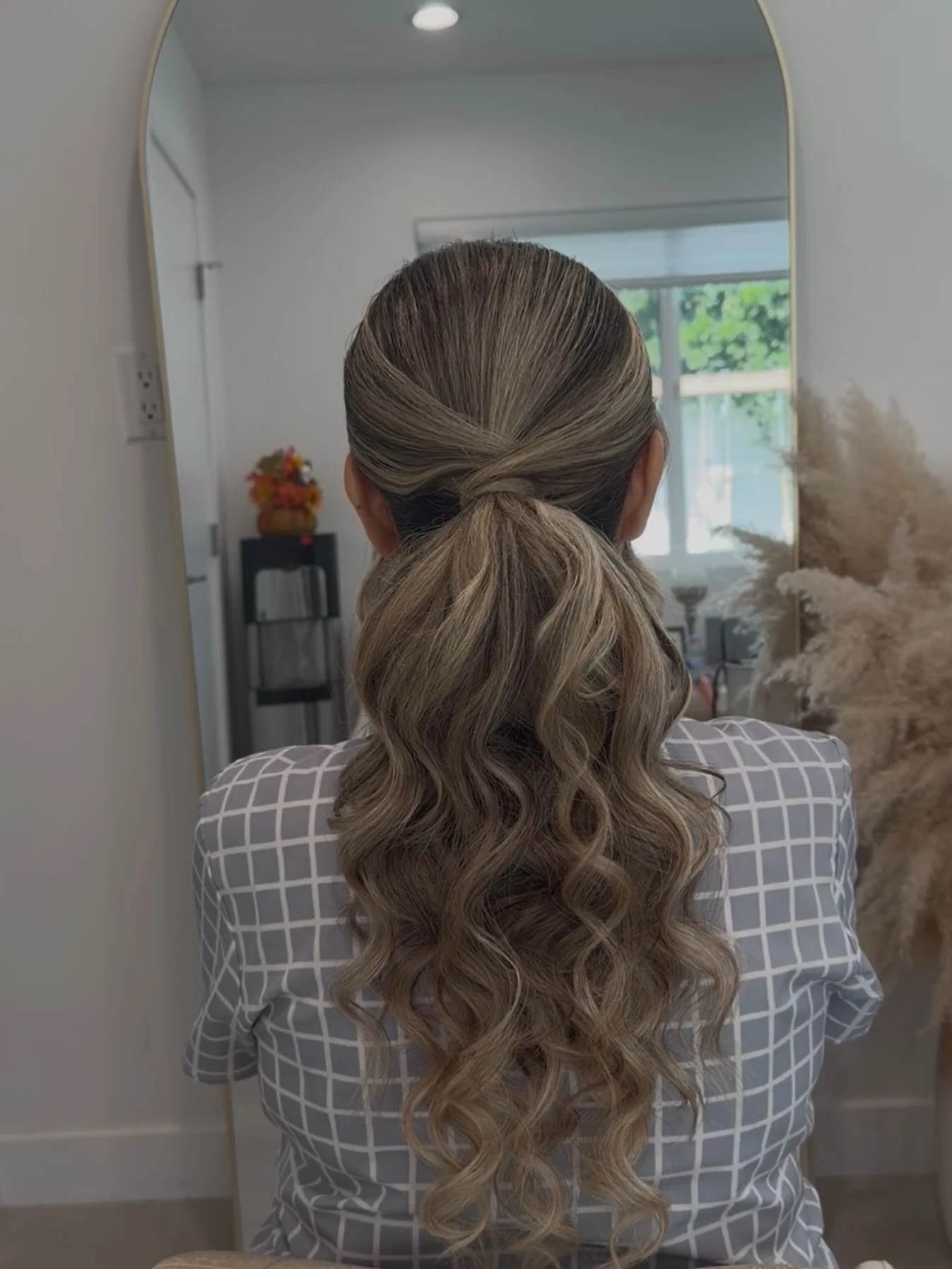 Half Up Ponytail Blend