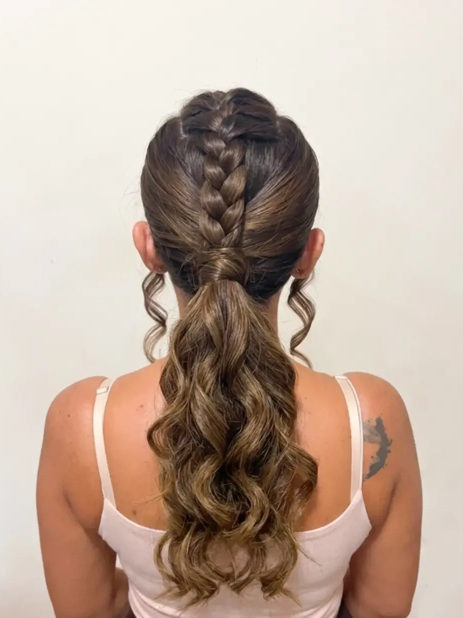 French Braid Ponytail
