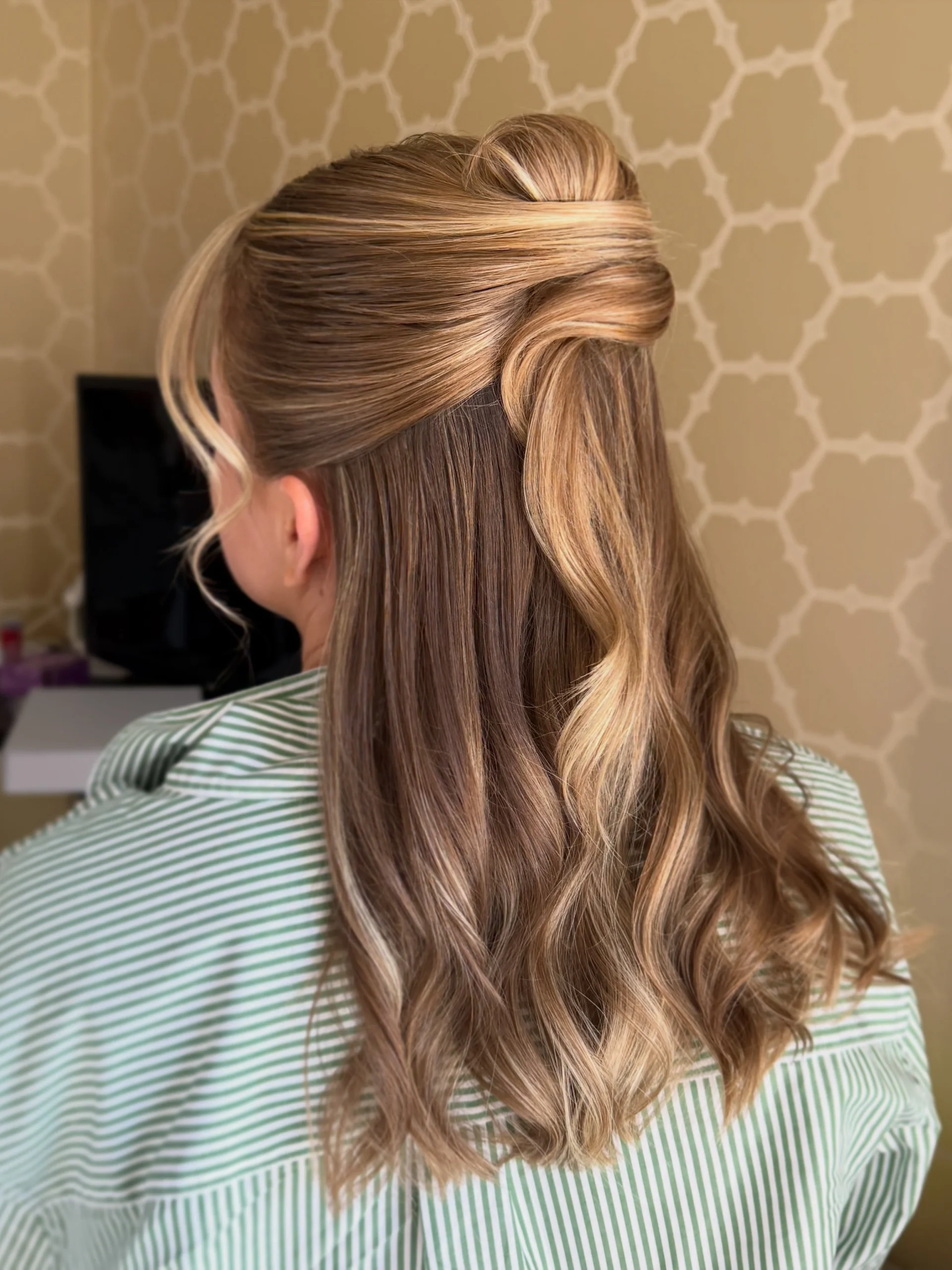 Half-Up Volume Twist