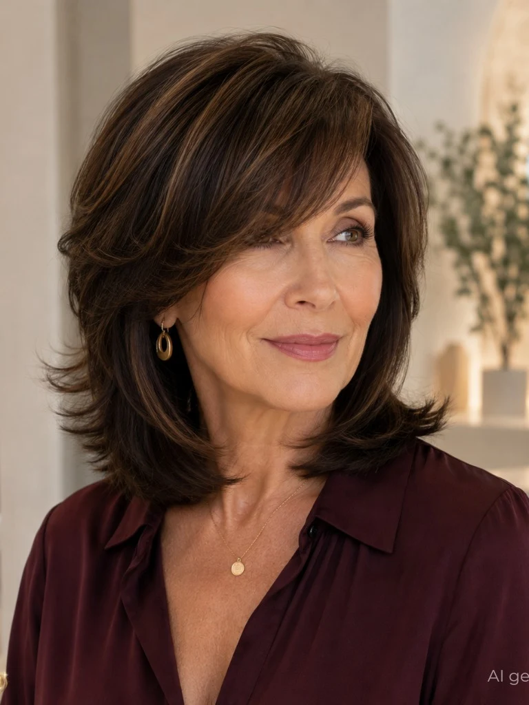Layered Shoulder Cut