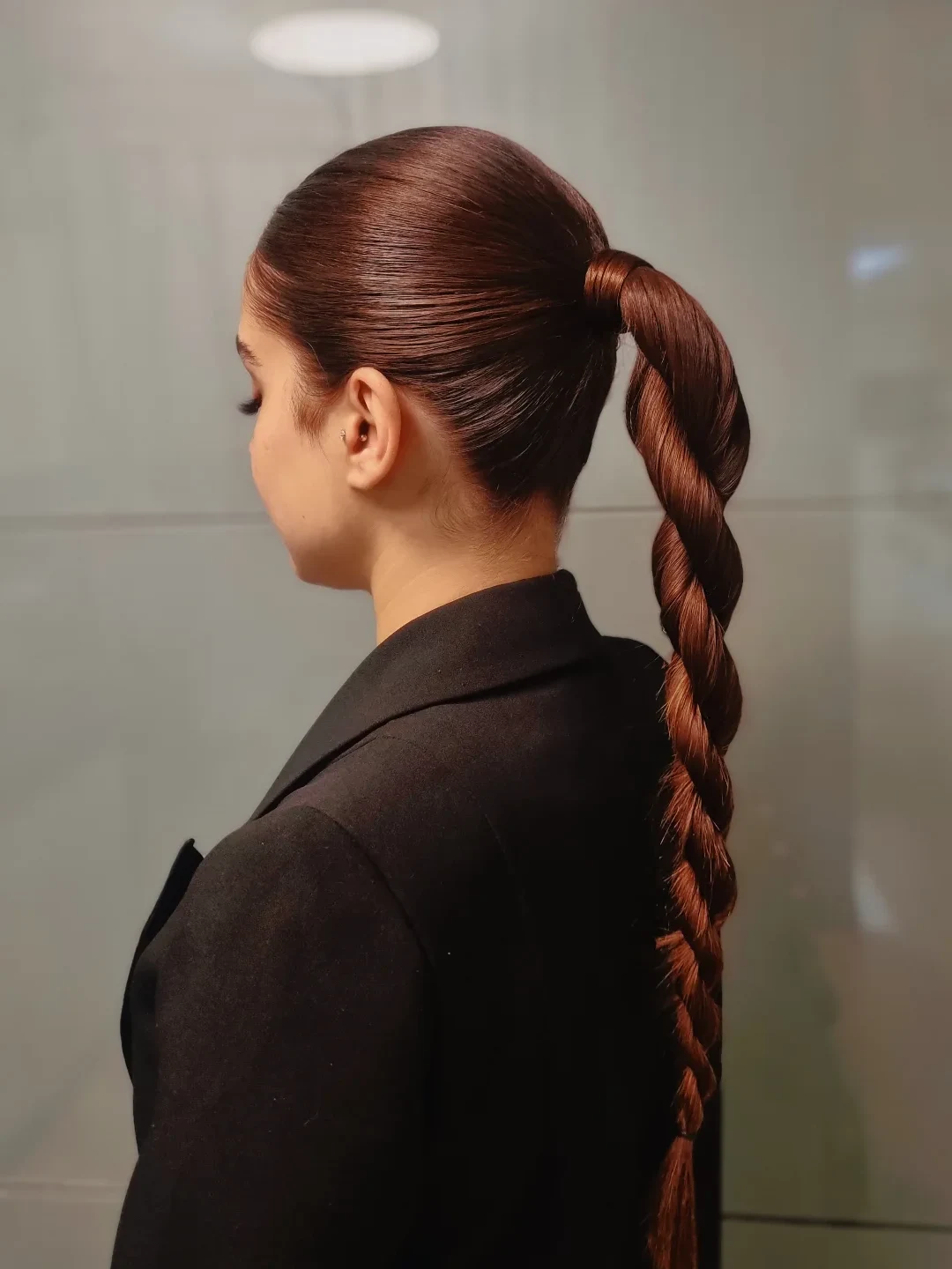 Twisted Rope Ponytail