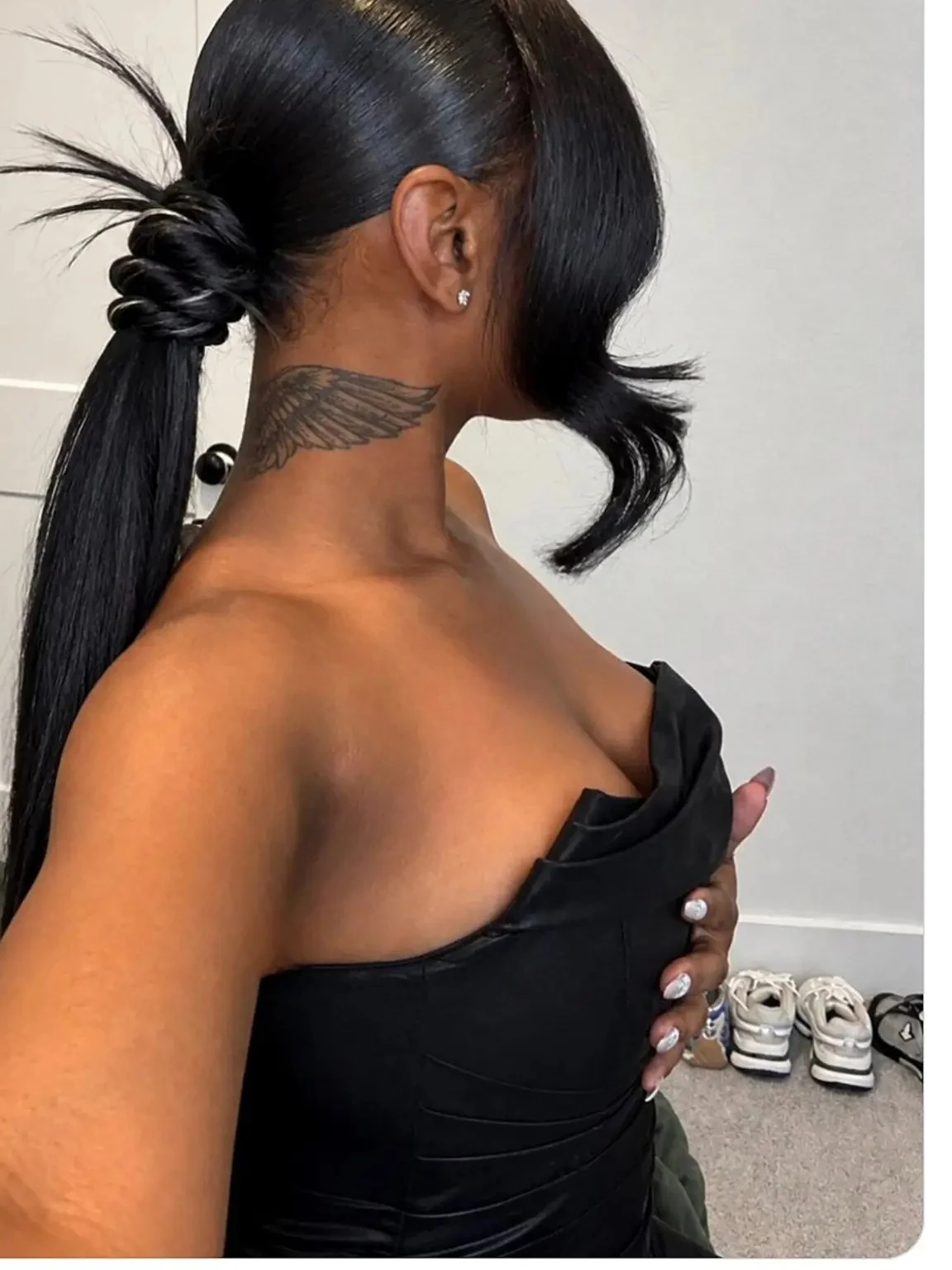 Soft Bangs Ponytail